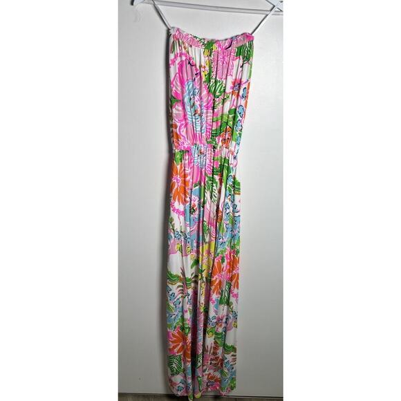 Lilly Pulitzer X Target Dancing On The Deck Size XS Floral Stretch Maxi Dress - Picture 3 of 8